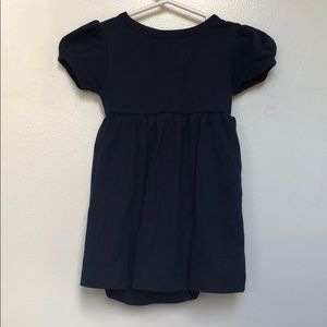 Navy dress/onesie from Primary